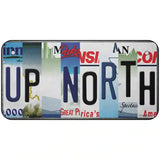 Up North Strip Art Novelty Metal License Plate Tag 6" x 3" Bicycle (BP)