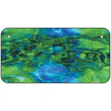 Psychedelic Electric Jelly Fish Metal Novelty License Plate 6" x 3" (BP)