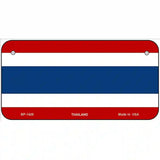 Thailand Flag Metal Novelty License Plate 6" x 3" (BP)