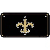 Fleur de lis Metal Novelty License Plate 6" x 3" (BP)