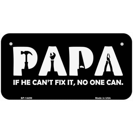 PAPA Novelty Metal License Plate LP-14498