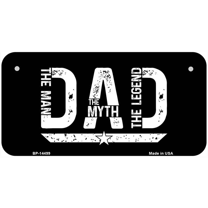 DAD Novelty Metal License Plate LP-14499
