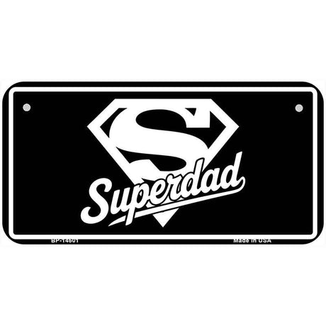 Superdad Novelty Metal License Plate LP-14501