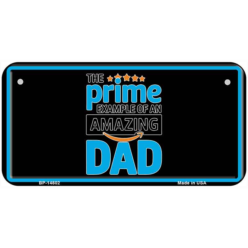 The Prime Dad Novelty Metal License Plate LP-14502