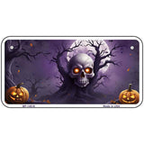 The Haunted Skull Tree Novelty Metal License Plate LP-14515