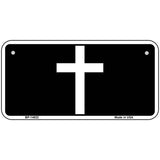 Cross Silhouette Novelty Metal License Plate LP-14522
