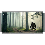 Bigfoot Silhouette Forest Novelty Metal License Plate LP-14524