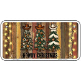 Howdy Christmas Novelty Metal License Plate LP-14527