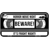 Horror Movie Night Novelty Metal License Plate LP-14536