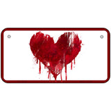 Bloody Heart Novelty Metal License Plate LP-14538