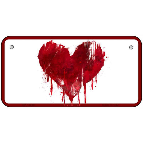 Bloody Heart Novelty Metal License Plate LP-14538