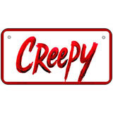 Creepy Novelty Metal License Plate LP-14540