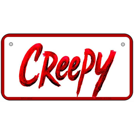 Creepy Novelty Metal License Plate LP-14540