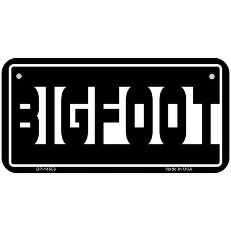 Bigfoot Hidden Novelty Metal License Plate LP-14556