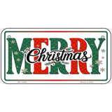 Merry Christmas Novelty Metal License Plate LP-14563