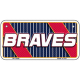 BRAVES Graphic Novelty Metal License Plate LP-14566