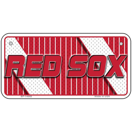 RED SOX Graphic Novelty Metal License Plate LP-14568