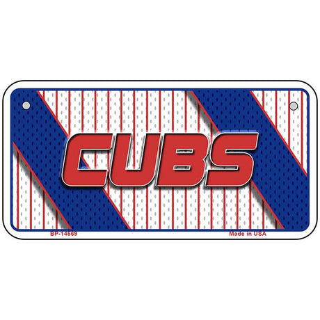 CUBS Graphic Novelty Metal License Plate LP-14569