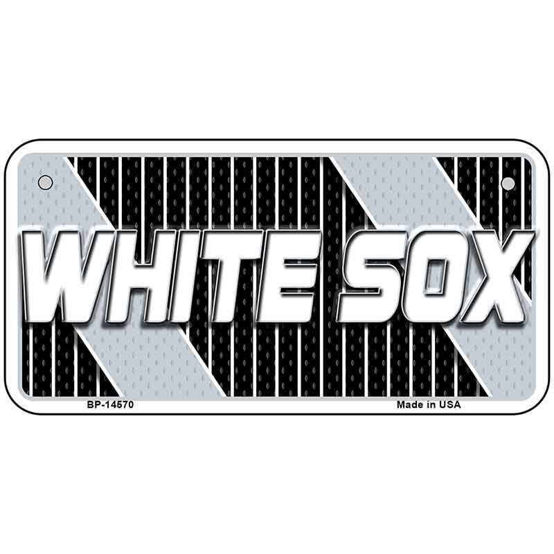 WHITE SOX Graphic Novelty Metal License Plate LP-14570
