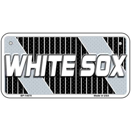 WHITE SOX Graphic Novelty Metal License Plate LP-14570