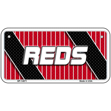 REDS Graphic Novelty Metal License Plate LP-14571