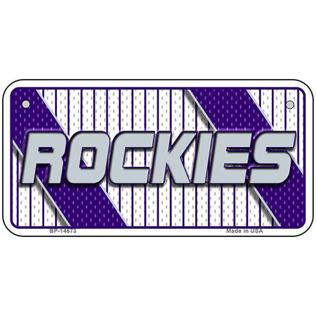 ROCKIES Graphic Novelty Metal License Plate LP-14573