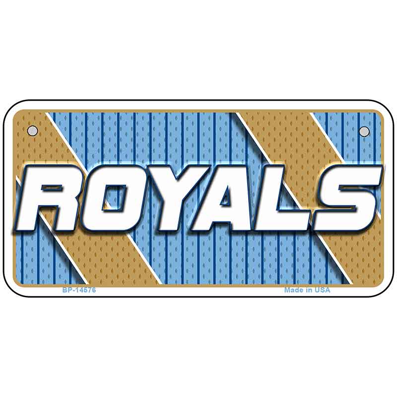 ROYALS Graphic Novelty Metal License Plate LP-14576