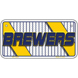 BREWERS Graphic Novelty Metal License Plate LP-14580