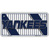 YANKEES Graphic Novelty Metal License Plate LP-14583 6" x 3" Bicycle (BP)