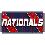 NATIONALS Graphic Novelty Metal License Plate LP-14594 6" x 3" Bicycle (BP)