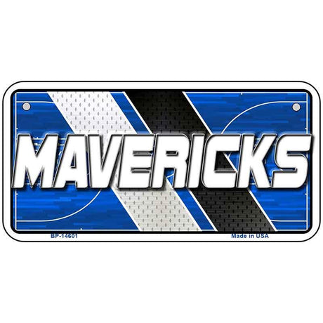 MAVERICKS Graphic Novelty Metal License Plate LP-14601 6" x 3" Bicycle (BP)