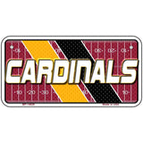 CARDINALS Graphic Novelty Metal License Plate LP-14625