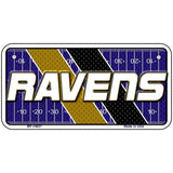 RAVENS Graphic Novelty Metal License Plate LP-14627 6" x 3" Bicycle (BP)