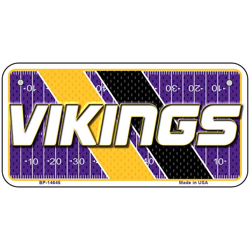 VIKINGS Graphic Novelty Metal License Plate LP-14645