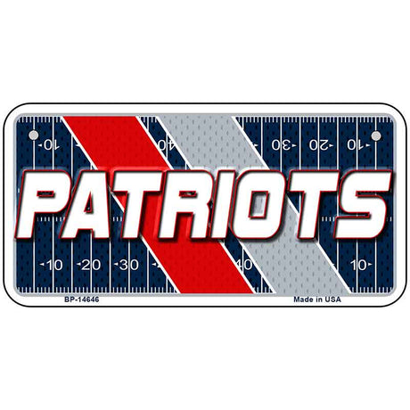 PATRIOTS Graphic Novelty Metal License Plate LP-14646