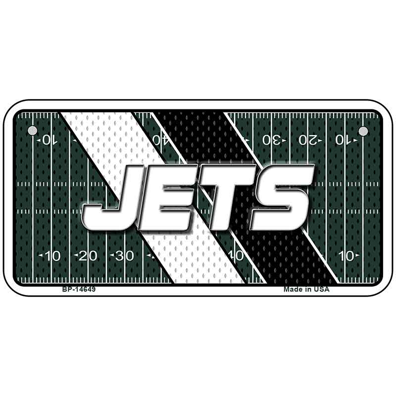 JETS Graphic Novelty Metal License Plate LP-14649