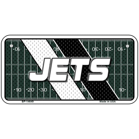 JETS Graphic Novelty Metal License Plate LP-14649