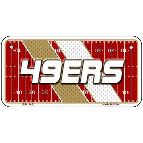 49ERS Graphic Novelty Metal License Plate LP-14652