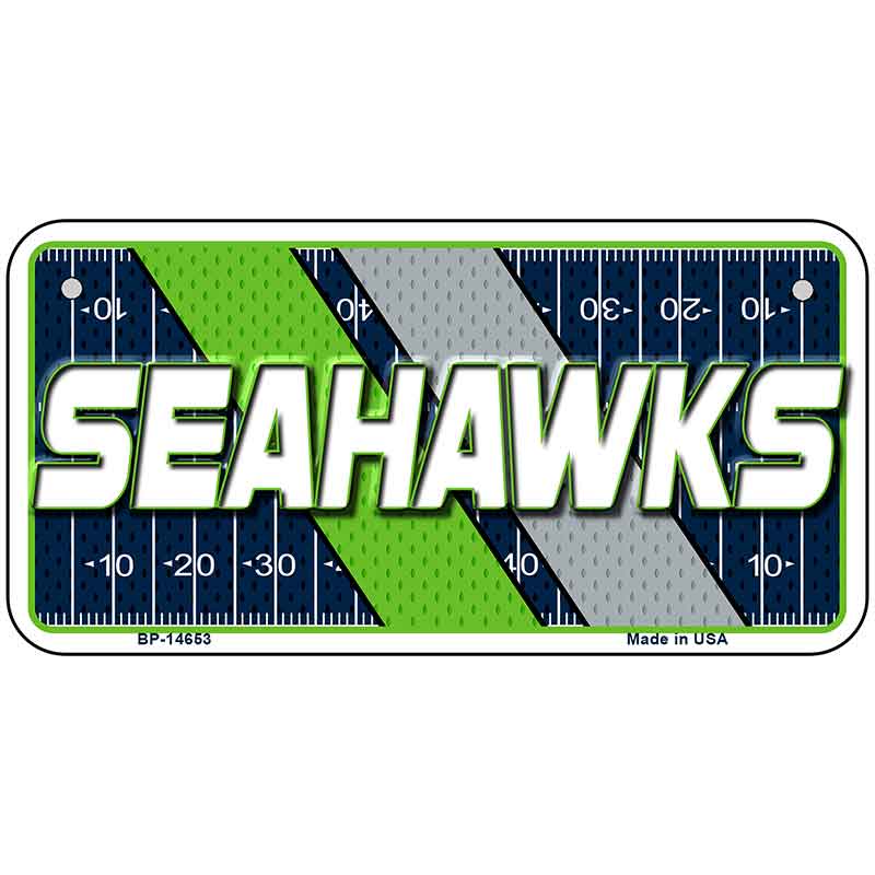 SEAHAWKS Graphic Novelty Metal License Plate LP-14653
