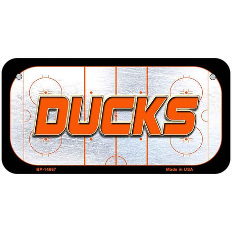 DUCKS Graphic Novelty Metal License Plate LP-14657 6" x 3" Bicycle (BP)