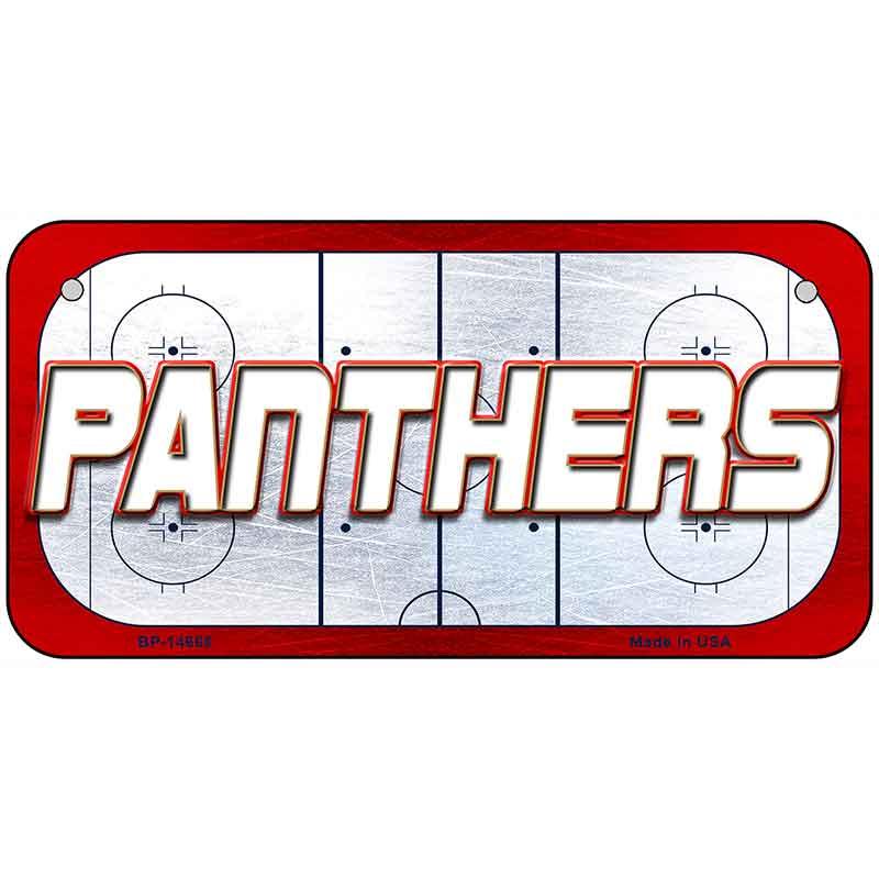 PANTHERS Graphic Novelty Metal License Plate LP-14668 6" x 3" Bicycle (BP)