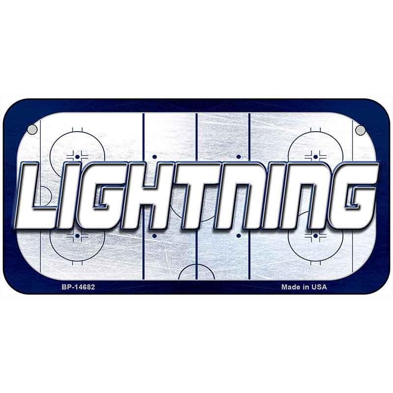 LIGHTNING Graphic Novelty Metal License Plate LP-14682 6" x 3" Bicycle (BP)