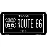 Route 66 Texas Metal Novelty License Plate 6" x 3" (BP)