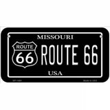 Route 66 Missouri Metal Novelty License Plate 6" x 3" (BP)