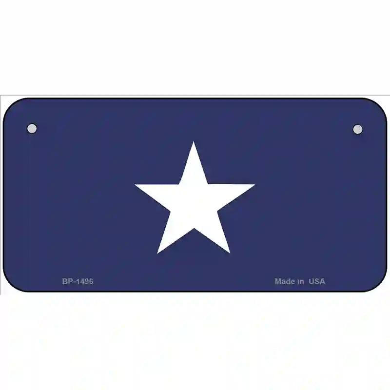Bonnie Blue Flag Metal Novelty License Plate 6" x 3" (BP)