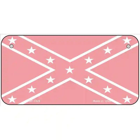 Pink Rebel Metal Novelty License Plate 6" x 3" (BP)