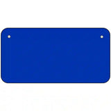 Royal Blue Solid Metal Novelty License Plate 6" x 3" (BP)