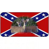 Rebel Deer Metal Novelty License Plate 6" x 3" (BP)