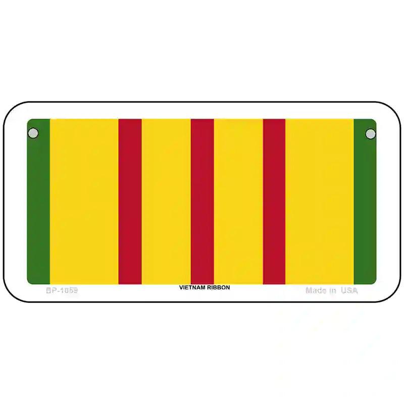 Vietnam Ribbon Metal Novelty License Plate 6" x 3" (BP)