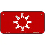 Oglala Sioux Tribe Flag Metal Novelty License Plate 6" x 3" (BP)
